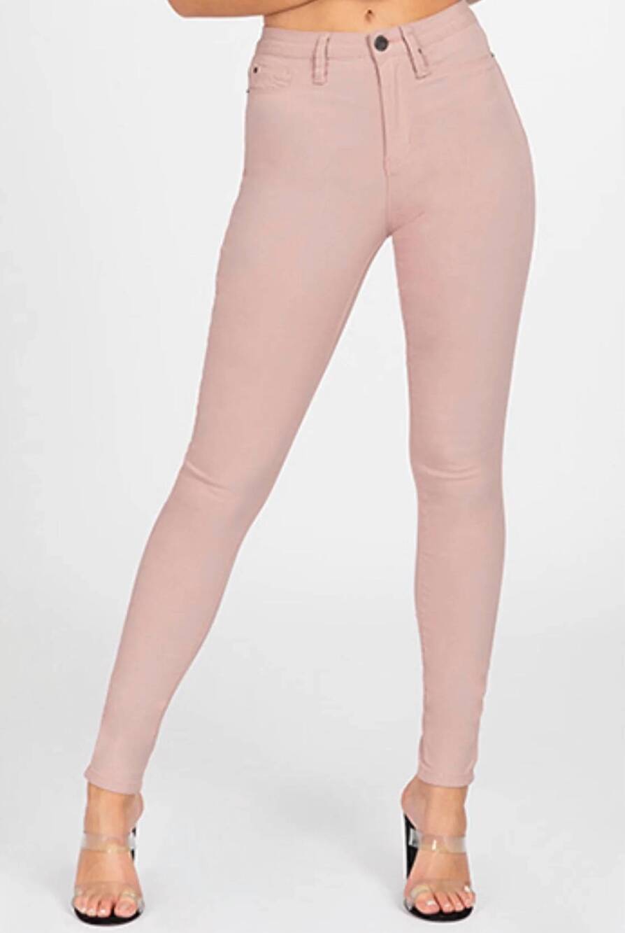 NEW YMI junior hyperstretch skinny jeans in rosewood